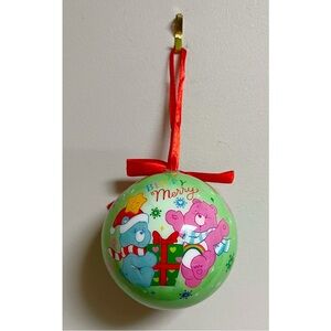 Care Bears Green Pastel ‘Merry Christmas’ Tree Ornament Holiday Decoration 🎄✨